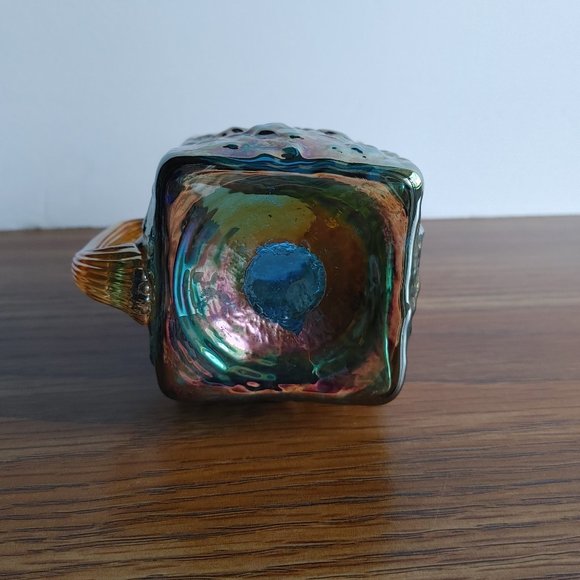 Vintage Pilgrim Glass Carnival/Art Glass Cream Pitcher "Nugget" Pattern - Picture 6 of 9